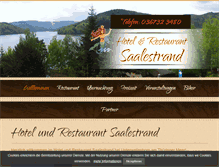Tablet Screenshot of hotel-saalestrand.de